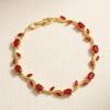 Tulip Bracelet Red