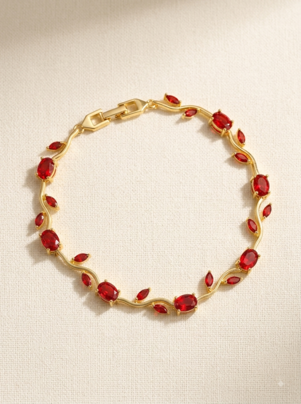 Tulip Bracelet Red