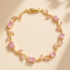 Tulip Bracelet Pink Gold
